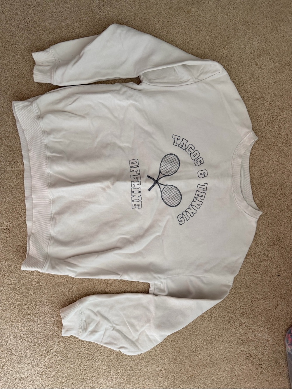 Tacos & TennisAerie Crewneck Sweatshirt